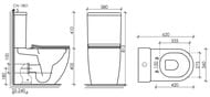 ������-������� Ceramicanova Mia 815�380�620 ������������, ������� ���������, ����� CN1801