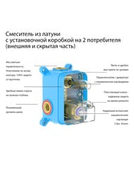 ��������� ��� �����/���� Aquatek ������ AQ1246MB ������������, 2 ������, �������������, ������ ���