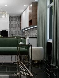 Керамогранитная плитка KERAMA MARAZZI Греппи (600х600х9) черная, лаппатированная,  SG642122R (кв.м.)