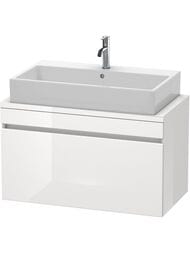 Тумба под раковину Duravit DuraStyle (900х512х478) 1 ящик, белый глянец DS530302222