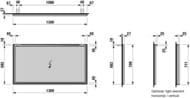������� LAUFEN Frame25 4.4740.8.900.144.1 (1300�700�25) ����������� ����