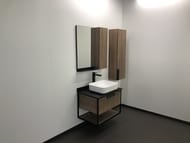 Полуколонна COMFORTY Кёльн-35 (340х1100х240) подвесной, дуб темный 00004149530