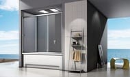 ������ GOOD DOOR BAS SCREEN WTW-140-G-CH 1400�1400 ��, ������ �������, ������� ����