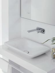 Раковина накладная Duravit PuraVida 700х465х160 без перелива/отв. под смеситель, белый 0369700000