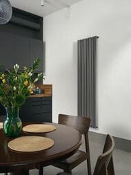 Радиатор стальной Empatiko Takt V S1 однотруб 592х1786х95 15 сек бок.подкл, 2760 Вт, Enigmatic Grey
