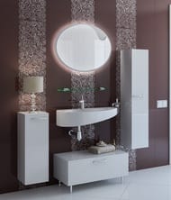 Уценка! VALENTE Massima M400 61 Полка стеклянная (400х110х6)