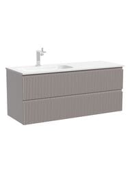 Тумба под раковину Sancos Snob R SNR120LSM 1195х445х500 подвесная, левая, 2 ящика, цвет: Doha soft