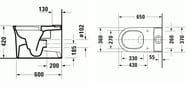 ������ ��������� Duravit White Tulip 2197090000 370�650�420 ������������, ����.����, �����