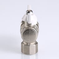 Кран угловой с американкой 1/2"ВН VALTEC BASE белая бабочка VT.228.NW.04 — миниатюра 7