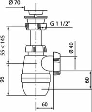����� ��� ����� WIRQUIN "�����" 1 1/2�40 � �������� SM1100 30718024