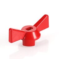 Ручка-бабочка для крана VALTEC BASE красная VT.220.R.04 — миниатюра 4