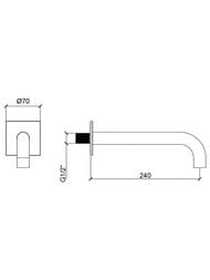 ����� ��� ����� Almar Universal ������������, 240 ��, ���� ������ ������������� PVD E098011.AB