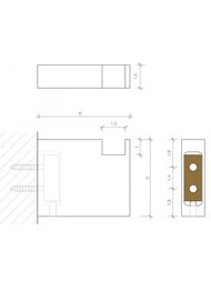 Крючок Decor Walther BK HAK1 цвет: хром 0590000