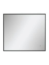 Зеркало Континент Lago (800х700) с LED подсветкой 5000K и сенсорным выключателем, черный