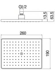 ������� ��� NOBILI ��� ���������, 260�190 ��, �������������, ���� AD139/132CR
