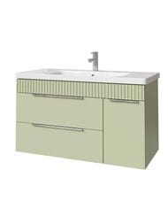 Тумба под раковину Caprigo MONBAR 100 (976х446х550) подвесной, 2 ящика, 1 дверь, Фисташ 36315R-SF024