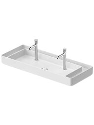 Умывальник накладной Duravit Bento Starck Box 1145х460х120 2 отв. под смеситель, белый 2660113272