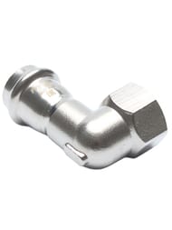 Уголок пресс Franta 28х1/2"В 90*, нержавеющая сталь SUS 304, V20281200G