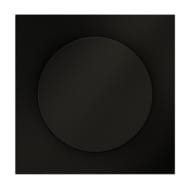 Накладка для светорегулятора поворотно-нажимного Voltum S70 VLS002008, черный матовый