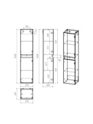 ����� ��������� toHit Vernal 35 300x350x1500 �������������, ���� ��� ������/����� ��� TH04-010235