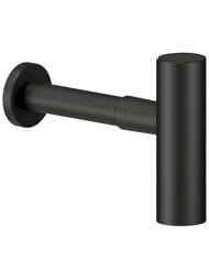 Сифон NOBILI для умывальника, без выпуска, G1 1/4" х 32, черный матовый AV00107/10BM
