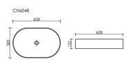 �������� ��������� Ceramicanova ELEMENT 608�385�122 ��� ���. ��� ���������, ������ ���. CN6048MB