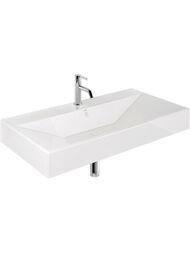 Раковина подвесная KLUDI RESA 1010х500х120 прямоуг, с отв под смесит, д/к, белый 59WW10143