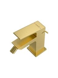 Смеситель для биде VitrA Minimax Square A4372625EXP однорычажный брашированное золото латунь