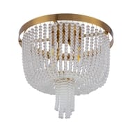 Потолочный светильник Freya Ornament (Орнамент) FR1008CL-04BS, IP20,латунь
