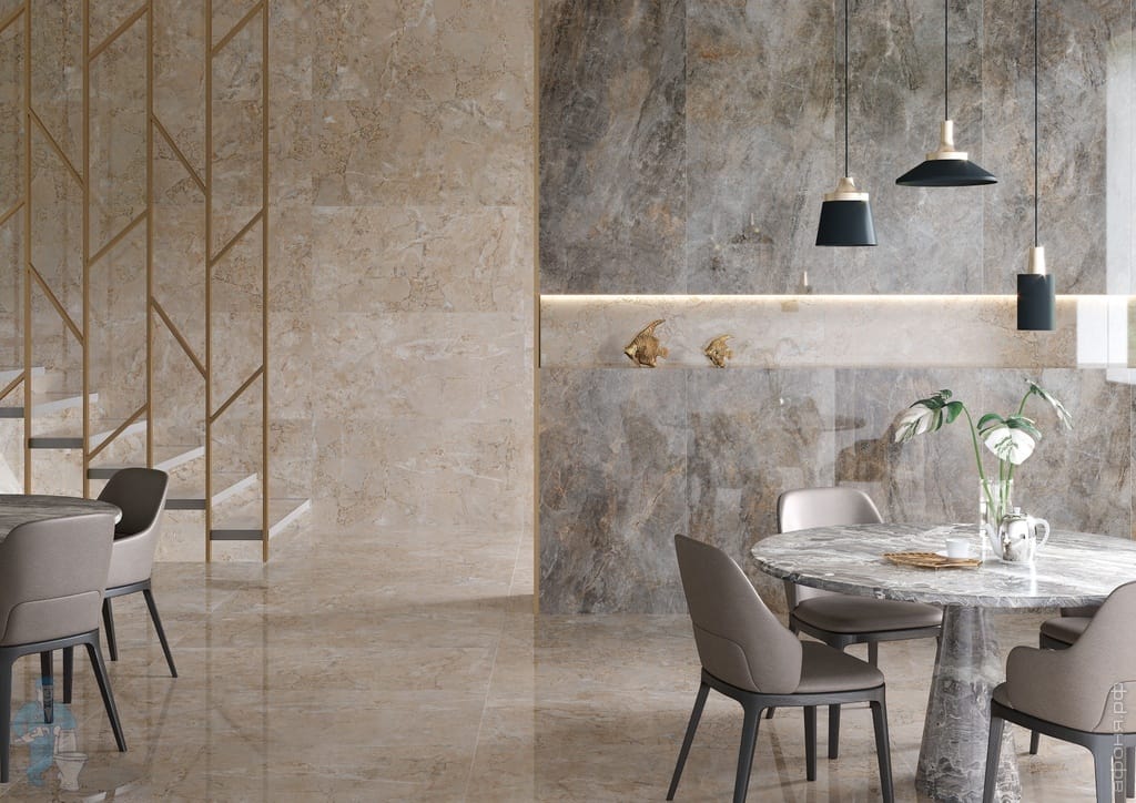 Керамогранитная плитка Vitra Marble-X Аугустос Тауп (600х1200) лаппато ...