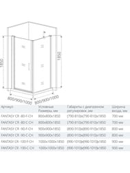 ������ ������� GOOD DOOR BAS FANTASY CR -80-F-CH (80�80) ����������, ���������� �������