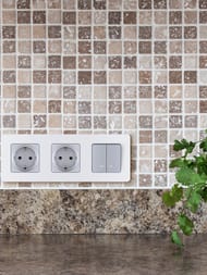 Выключатель LEGRAND INSPIRIA  2-клавишный с подсветкой 10 AX 250 В алюминий 673632
