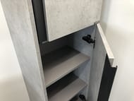Шкаф-колонна COMFORTY Эдинбург-40 (400х1600х300) подвесной, бетон светлый 00004147998
