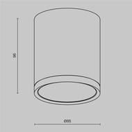 Потолочный светильник Maytoni Hoop (Хуп) C086CM-GX53-MRD-B, 12Вт, IP20, GX53, черный