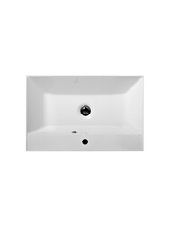 Умывальник мебельный BelBagno (700х450х140) искусственный мрамор, белый BB700/450-LV-MR-AST