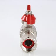 Кран шаровый 3/4"ВН VALTEC BASE угловой с накидной гайкой, VT.267.N.0505