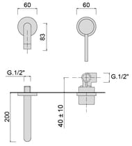 ��������� ��� �������� Giulini Futuro F6520-20  ���������, �������������, ����� 200 ��, ����