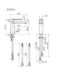 ��������� SANCOS Studio SC9015BG  ��� ��������, ������������, ����� 109,5��, ������������� ������