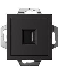 Розетка HDMI Systeme Electric ATLASDESIGN механизм, карбон ATN001080