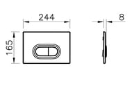 ������� ����� ������� VITRA Loop �������, ���� ������ ������� 740-0511