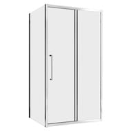 Душевой уголок ABBER Schwarzer Diamant AG30130H-S60 (1300х600х1950) стекло 6 мм,прозр./хром