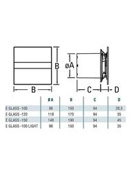 ���������� Cata E100 G BK ��������� 115 �3/� 31 ��, ������� ������, �����������������, ������