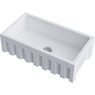 Мойка Omoikiri MIKURA 83 WH 840х460х254мм, керамическая, на/под столешницу, цвет белый 4997080