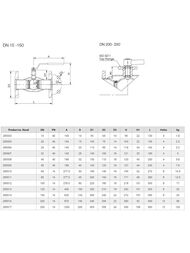 Кран шаровый стальной фланцевый NAVAL DN 32, PN40 285507