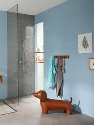 Душевая система Hansgrohe Croma E 280 Showerpipe 27630000  с термостатом, для душа, хром — изображение 3