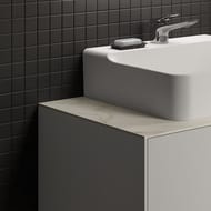 Столешница для тумбы 80 Ideal Standard CONCA (800x505x6) керамическая, calacatta marble T3970DH — изображение 3