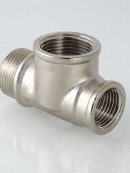 Тройник VALTEC 3/4" ВВН, лат.никелир, VTr.134.N.0005 — миниатюра 5
