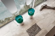 �������� ��������� ABBER Kristall 450x450x900 �������������., �����/�������. AT2701White-Aquamarin-H