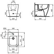 ���� ��������� Ideal Standard i life S 355�480�400 ����������, ���� ���������, �������,����� T459501