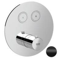 Смеситель термостатический для душа Remer X Style X99D2KBNO, черный матовый